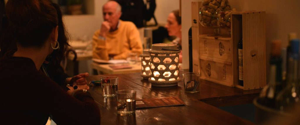 Picture taken from the bar of the Salto Wine Bar